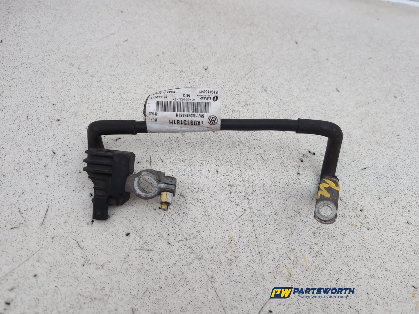 Negative battery terminal  1