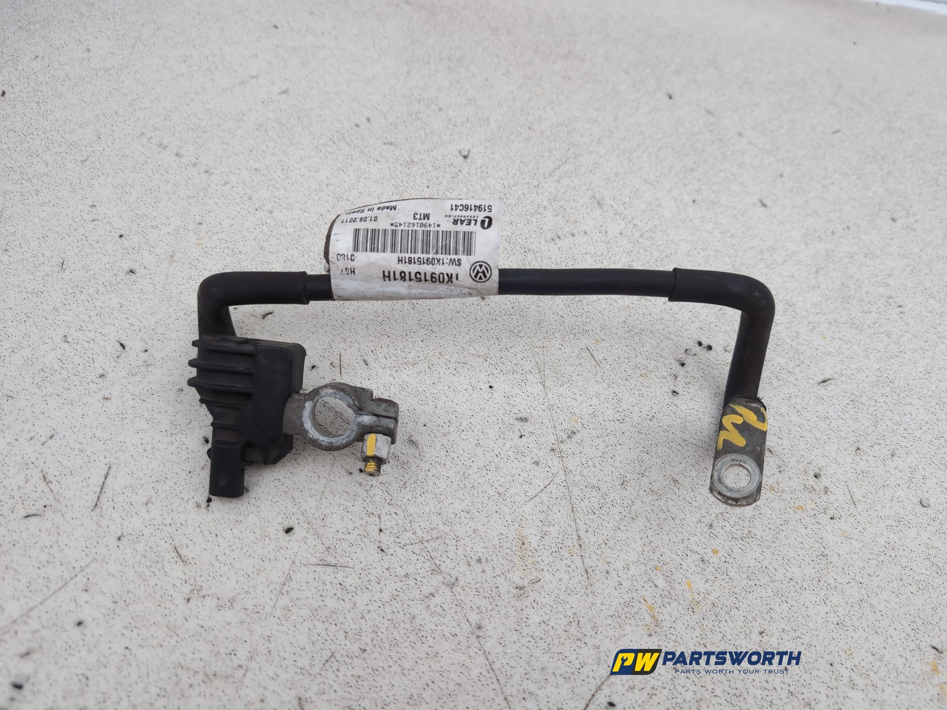 Negative battery terminal  1