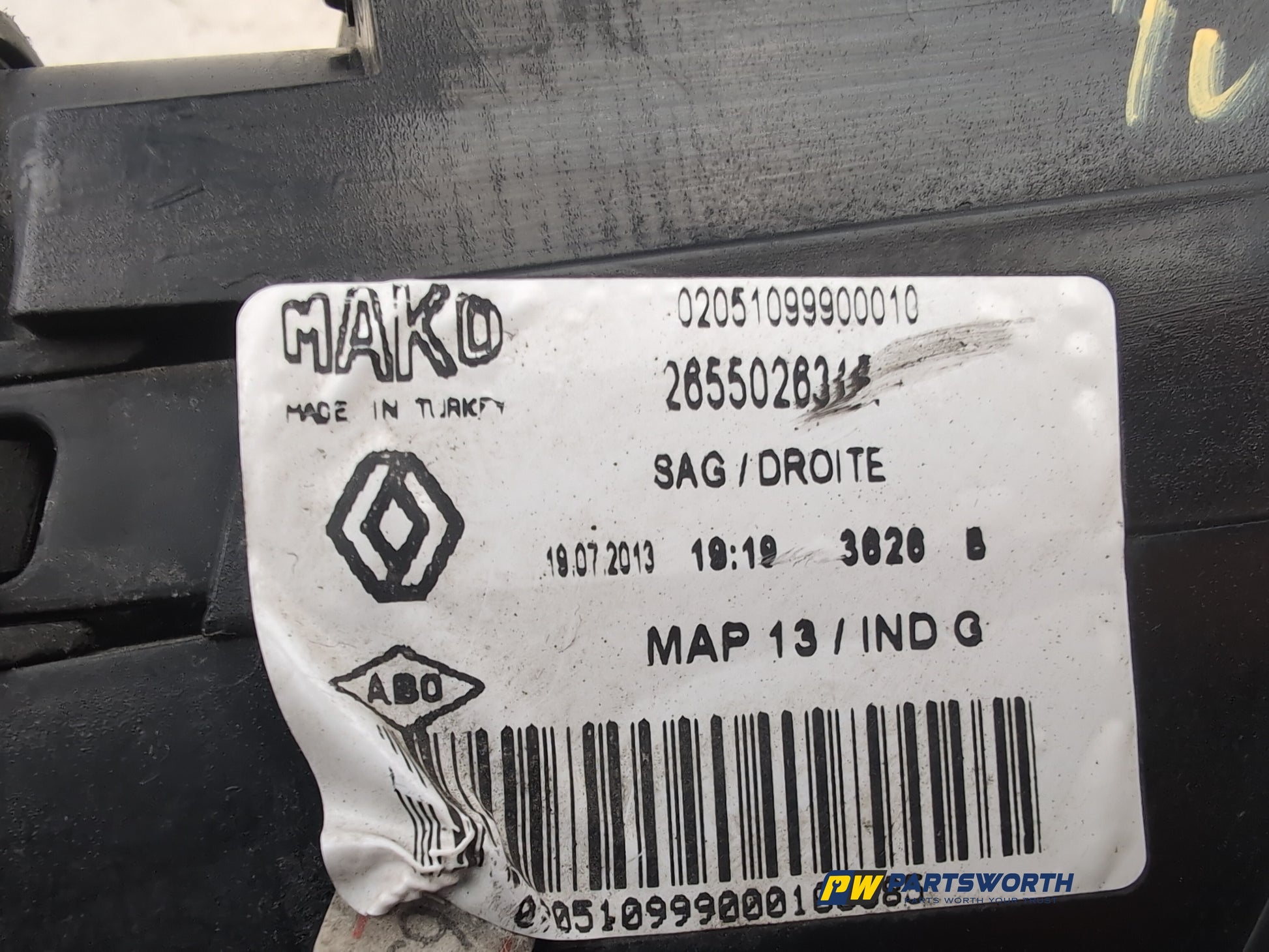 Lamp Assembly Rear RH 13