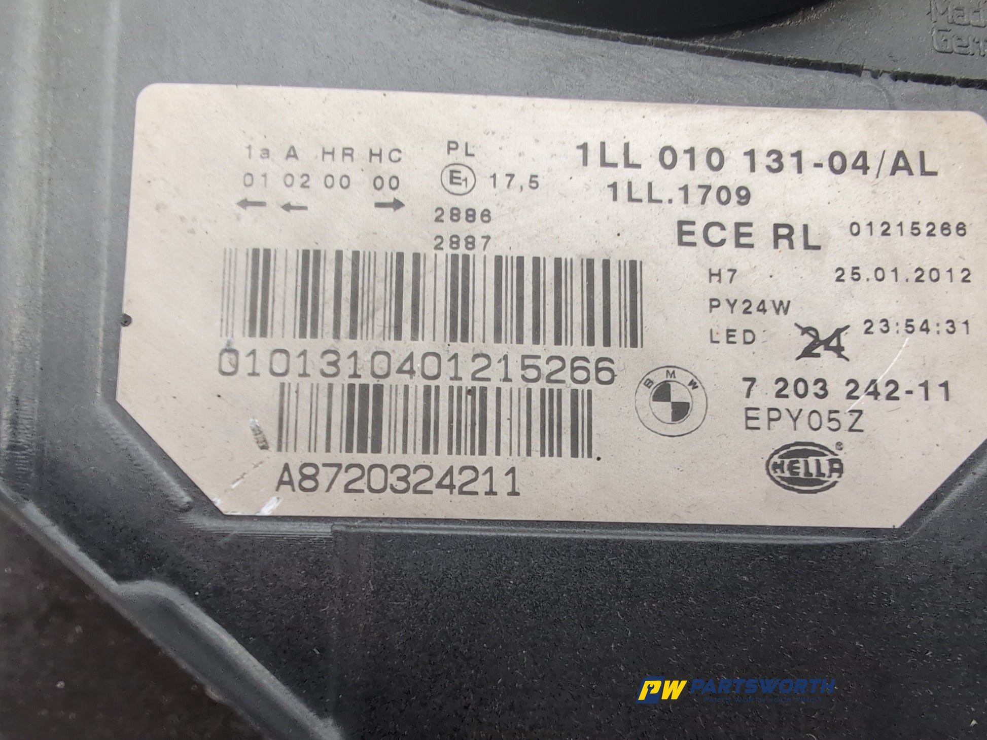 Headlamp RH 15