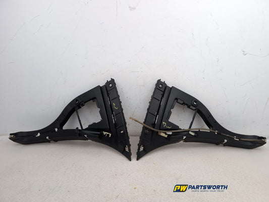 Jaguar Xj Portfolio X350 Rear Bumper Mounting Bracket Pair Aw9317b931a 2010-15