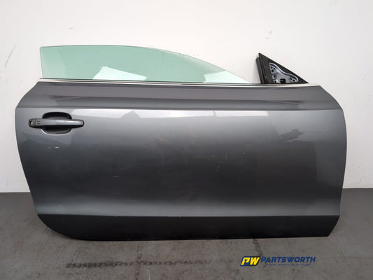 Audi A5 S Line Tfsi 8t/8f Coupe Door Front Rh Driver Monsoon Grey Lx7r 2007-2016