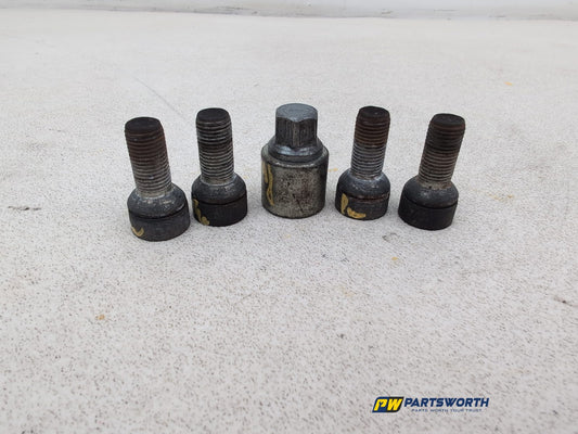 Audi A5 S Line Tfsi 8t/8f Locking Wheel Nut Set With Key 4f0071455