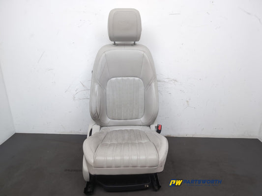 Jaguar Xf X260 Saloon Seat Front Driver Side Cream Leather T2h5528 2015-2020