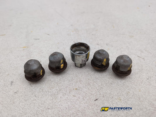 Jaguar Xf X260 Saloon Locking Wheel Nut Set With Key C2d42934