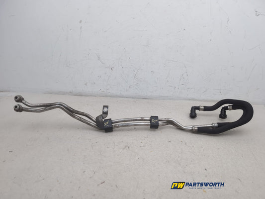 Jaguar Xj Portfolio X350 3.0l Diesel Oil Cooler Hose Pipe Cx237r081dd 2010-2019