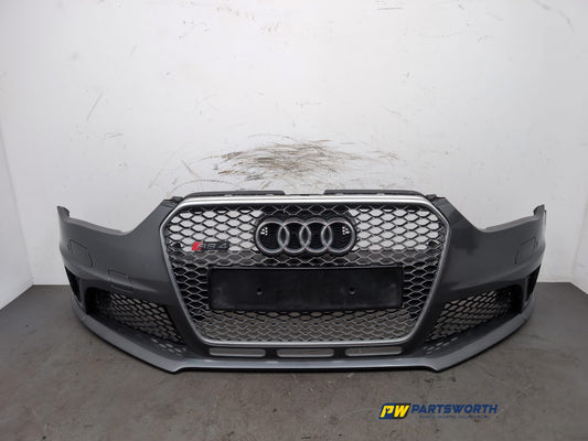 Audi Rs4 Fsi Quattro B8 Estate Complete Front Bumper Daytona Grey Pearl Lz7s