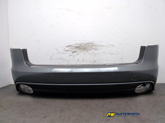 Audi Rs4 Fsi Quattro B8 Estate Rear Bumper Daytona Grey Pearl Lz7s 2012-15