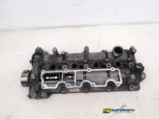 Jaguar Xf X260 2.0l Diesel Engine Rocker Cover With Camshafts G4d36j011bb