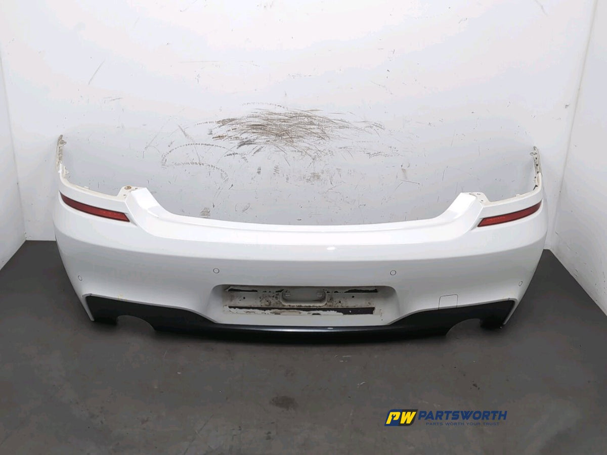 BMW 6 SERIES 640D M SPORT GRAN COUPE F13 ALPINE WHITE 300 REAR BUMPER 2015-2018 1