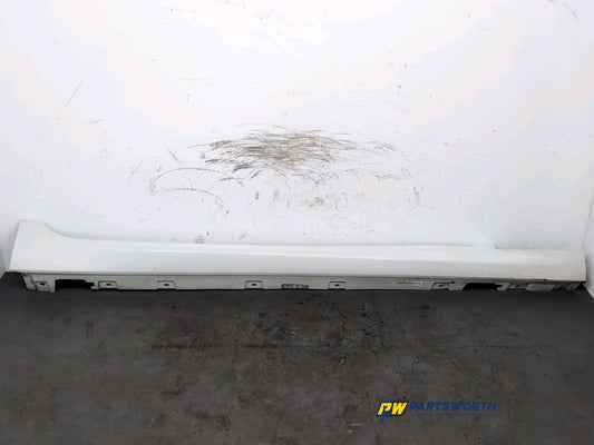 BMW 6 SERIES 640D M SPORT GRAN COUPE F13 SIDE SKIRT RIGHT ALPINE WHITE 300 15-18 1