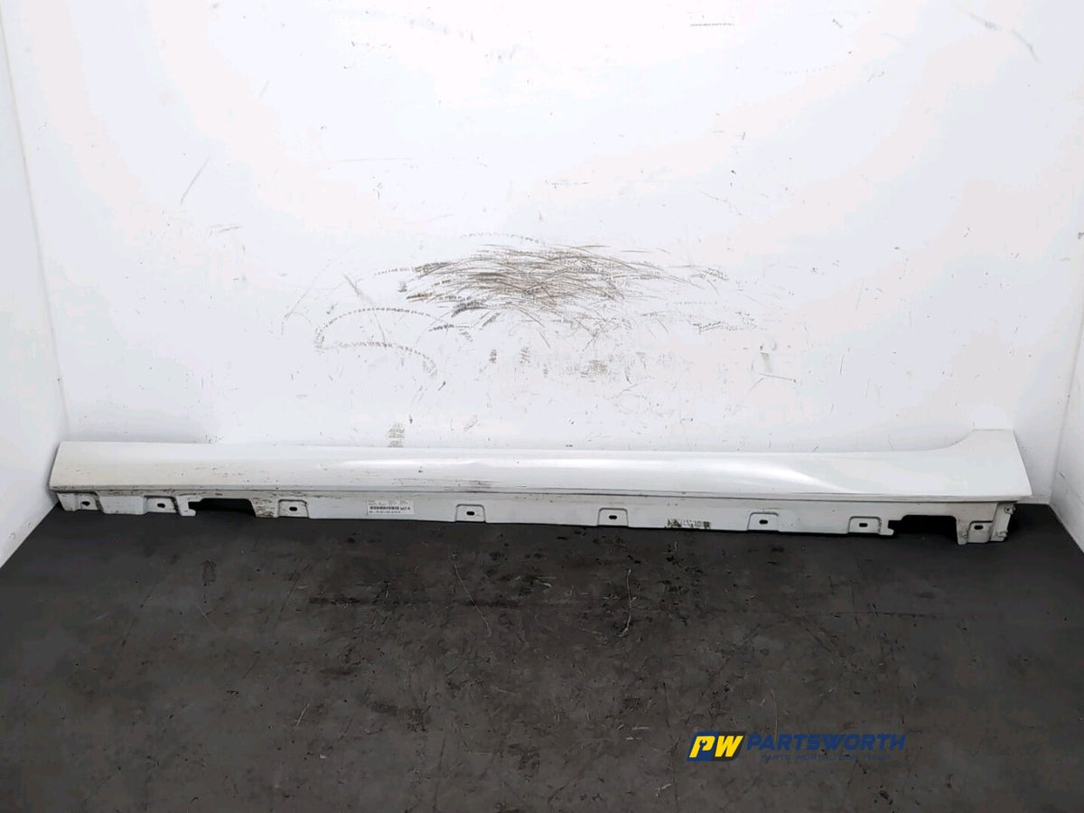 BMW 6 SERIES 640D M SPORT GRAN COUPE F13 SIDE SKIRT LEFT ALPINE WHITE 300 15-18 1