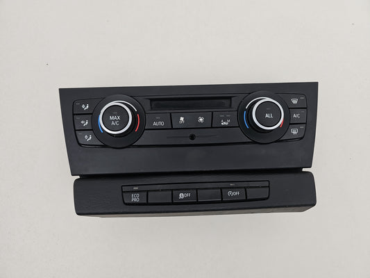 Bmw X1 E84 Ac Heat Control Panel 9287625+Startstop/Eco Pro Control Panel 9249508