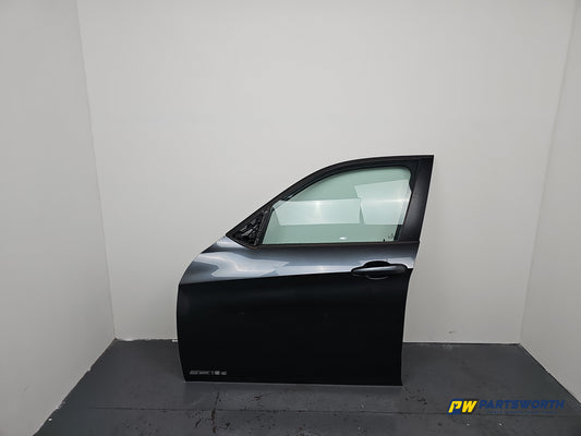Bmw X1 E84 Left Front Door Passenger N/S Mineral Grey B39 2009-2015 Oem Genuine