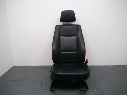 Bmw X1 E84 Seat Front Right O/S Heated Leather Nevada Black Piping Grey Brown