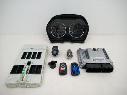 Bmw 1 Series F20 F21 Ecu Kit Fem Bcm Module Key 116i N13 1.6 Petrol Manual 11-15