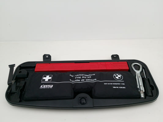 Bmw F10 Tool Kit Storage Warning Triangle Hook Screwdriver Set 6788803