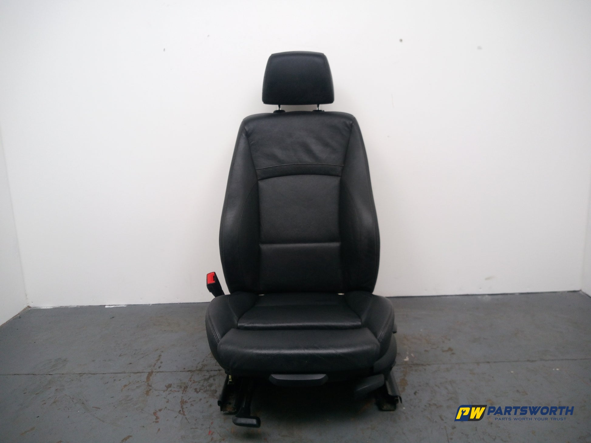 Bmw E90 E91 Lci M Sport Heated Black Leather Front Left N/S Interior Seat - photo 7