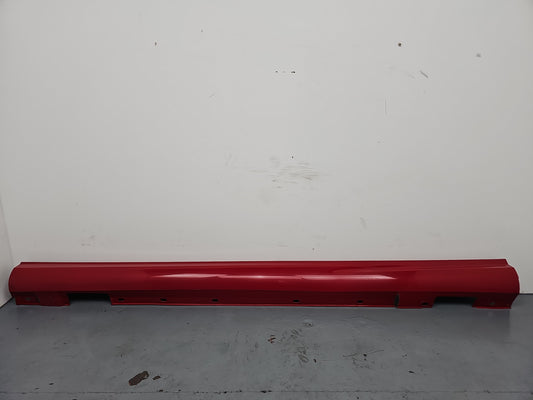 2012-2014 Mercedes-Benz C250 Amg Sport Side Skirt Lh Left Fire Opal Red 590