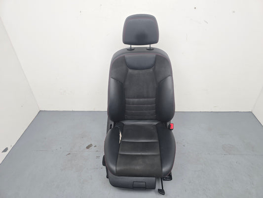 Mercedes-Benz C250 Amg Seat Front Rh Right Black With Red Stiching 2007-2014