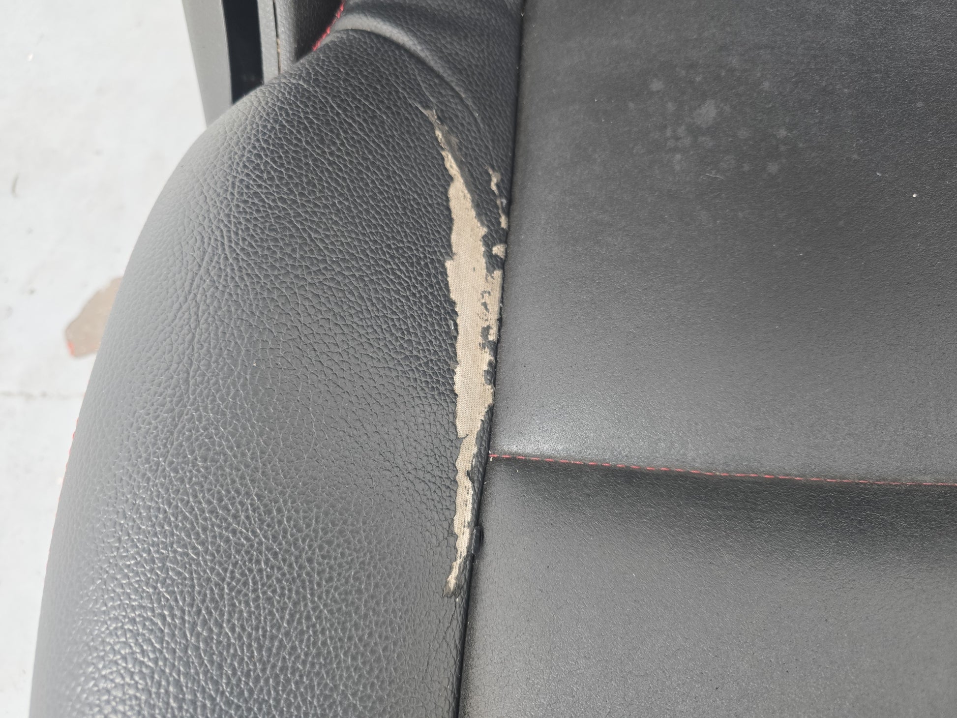 Mercedes-Benz C250 Amg Seat Front Rh Right Black With Red Stiching 2007-2014 - photo 7