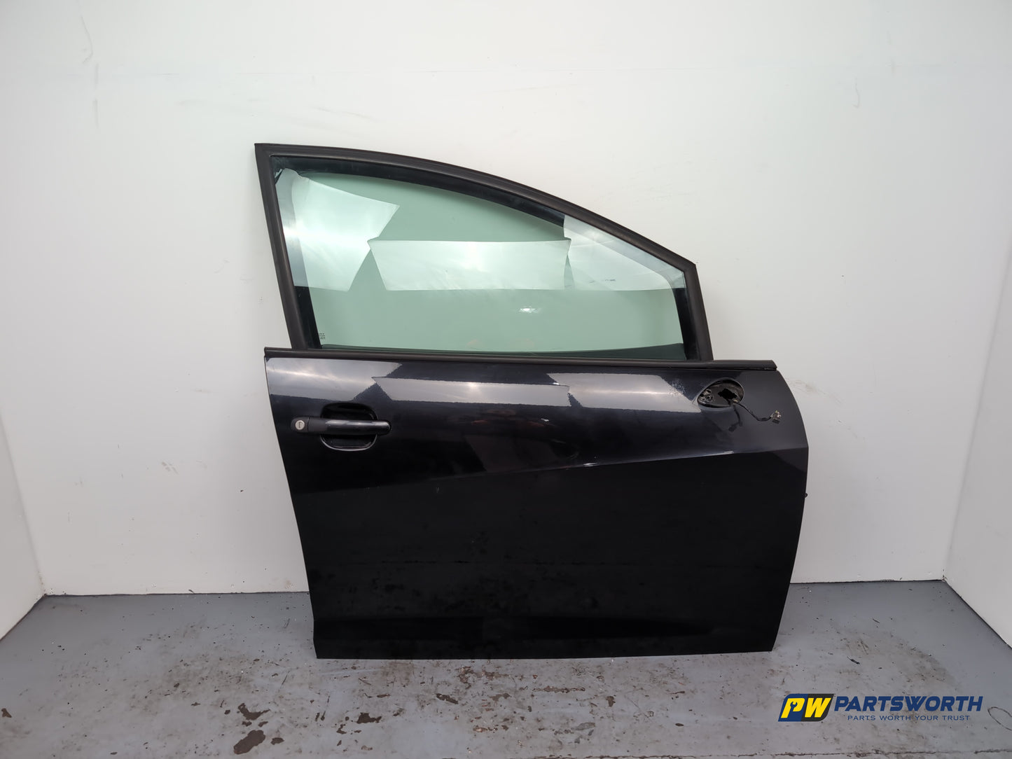 Seat Ibiza 6j/6p Estate Door Right Front Driver Side Black Lz9y 2010-2014