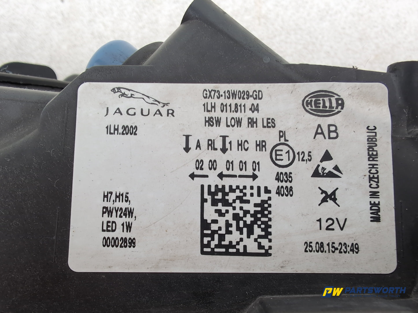 Headlamp RH 9