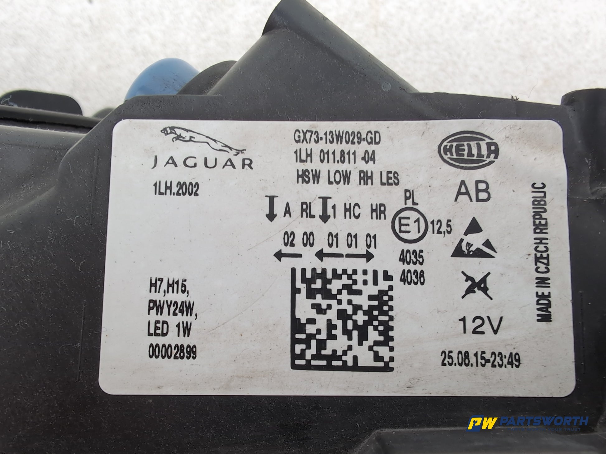Headlamp RH 9