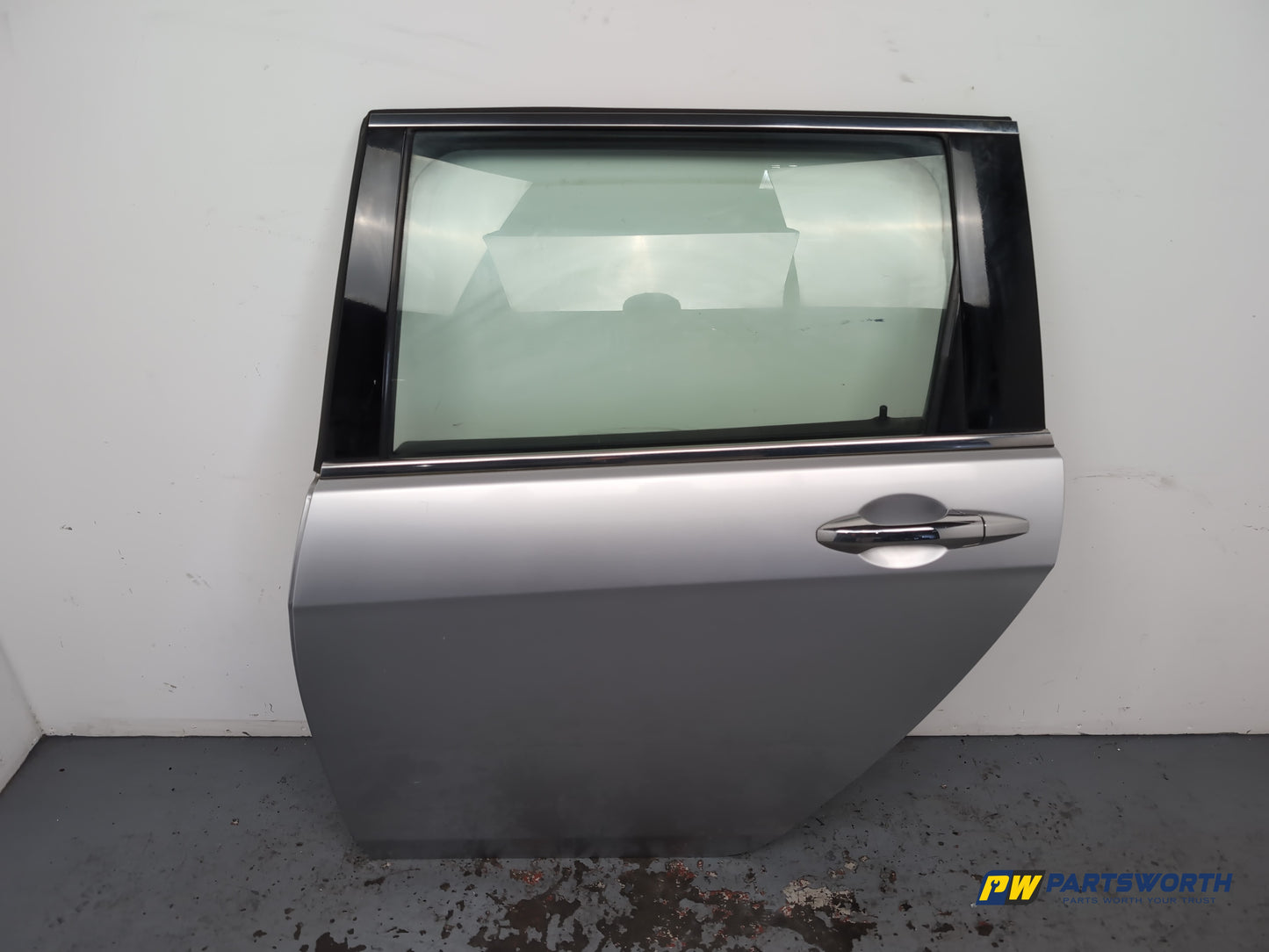 Honda Accord Ex I-Vtec Door Rear Lh Passenger Side Silver Nh-700m 2008-2012