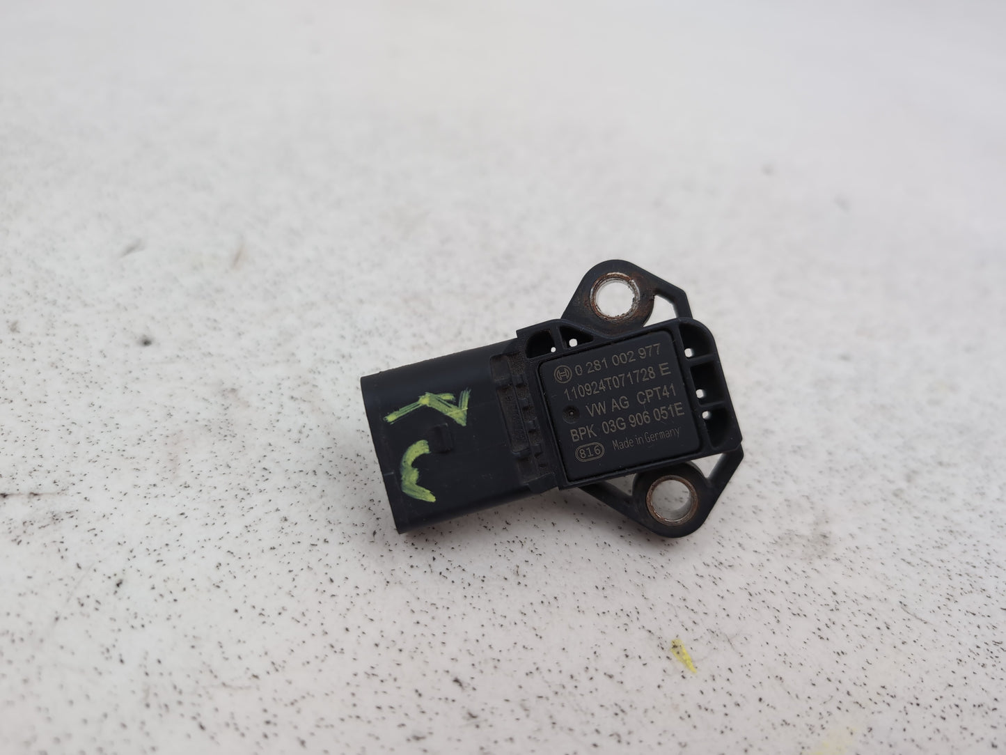 Audi A6 Se Tdi Air Pressure Map Sensor Manifold Boost 0281002977 2011-2018