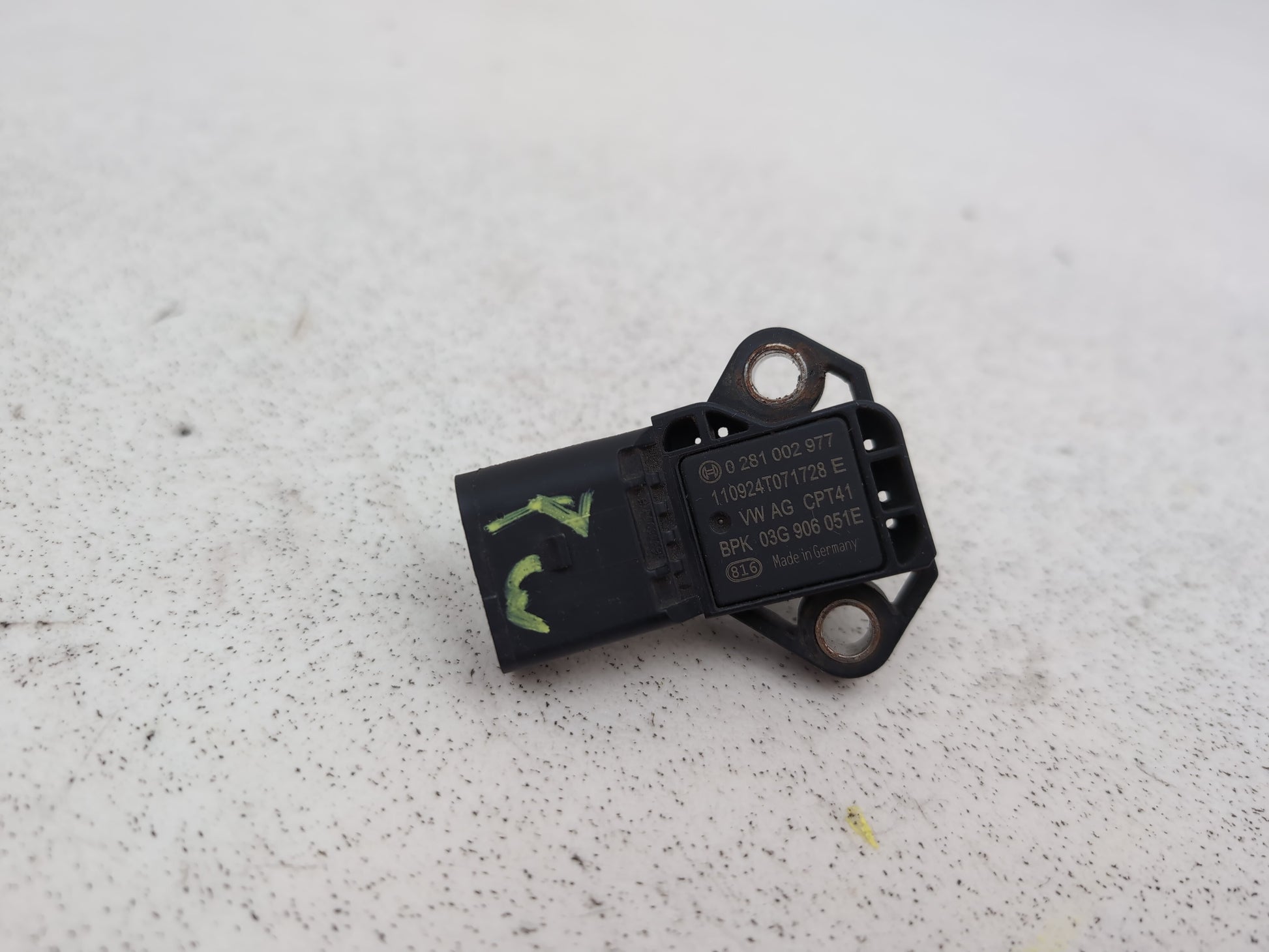 Audi A6 Se Tdi Air Pressure Map Sensor Manifold Boost 0281002977 2011-2018