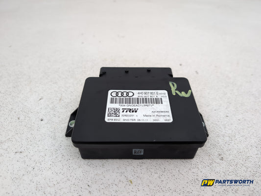 Audi A6 Se Tdi Electric Parking Hand Brake Control Module Ecu 4h0907801e