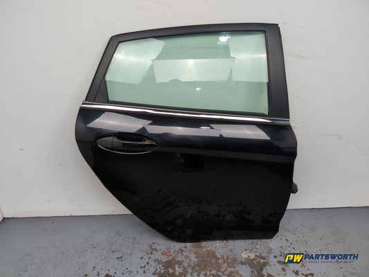 Ford Fiesta Zetec Door Rear Rh Driver Side Panther Black D9 2012-2017