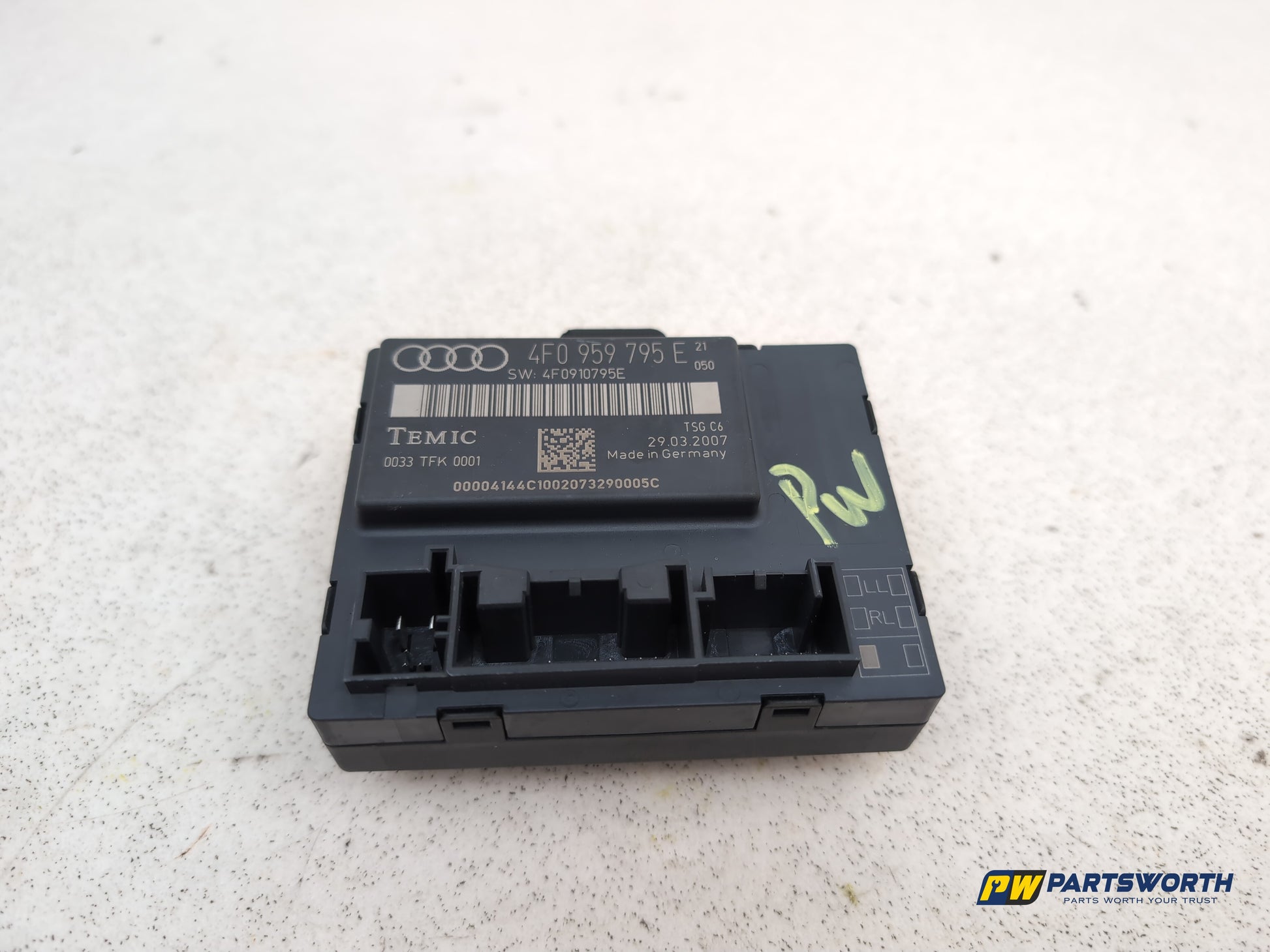 Audi A6 Se Tdi Quattro Door Control Module Unit Rear Left Passenger 4f0959795e