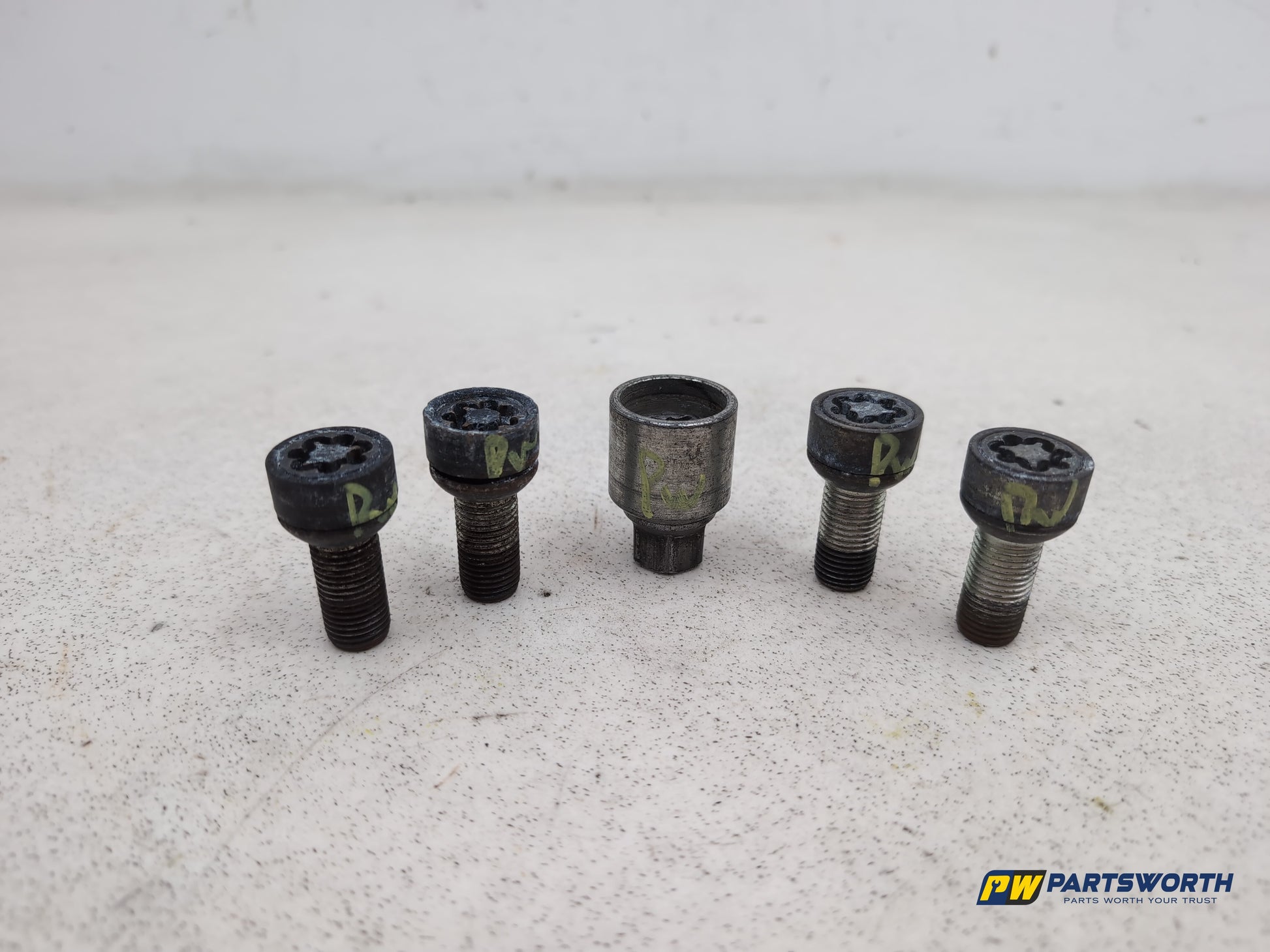 Audi A6 Se Tdi Quattro A Wheel Locking Nut Bolt Set 2005-2011