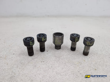 Audi A6 Se Tdi Quattro A Wheel Locking Nut Bolt Set 2005-2011