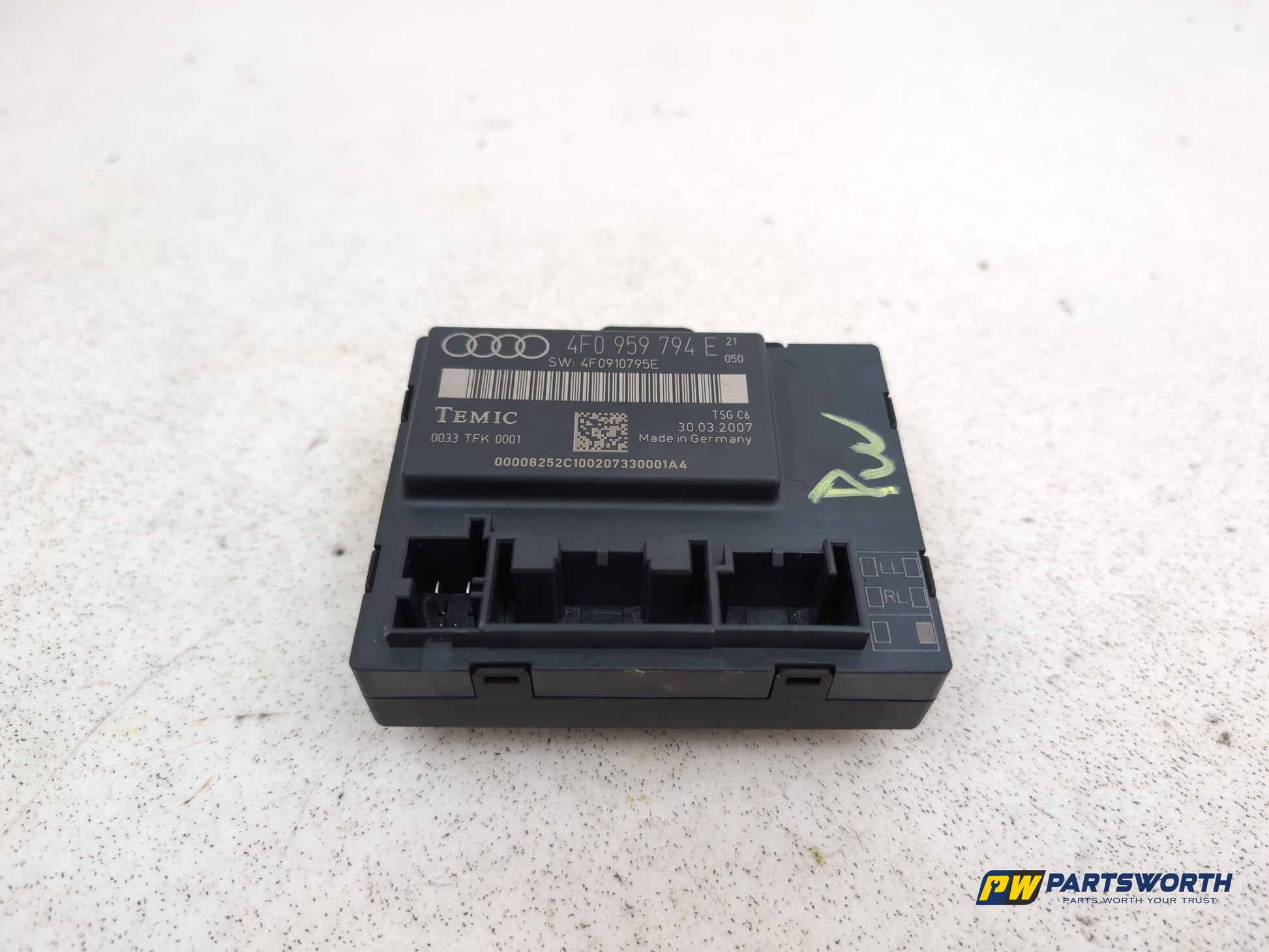 Audi A6 Se Tdi Quattro Rear Right Drivers Side Door Control Module 4e0959794e