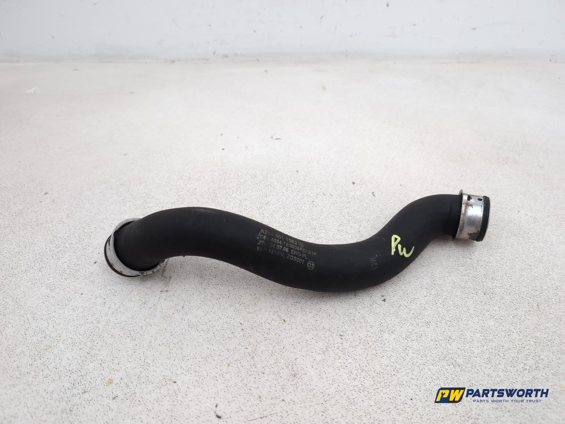 Mercedes-Benz C250 Amg Sport Ed125 Radiator Coolant Water Hose Pipe A2045011582
