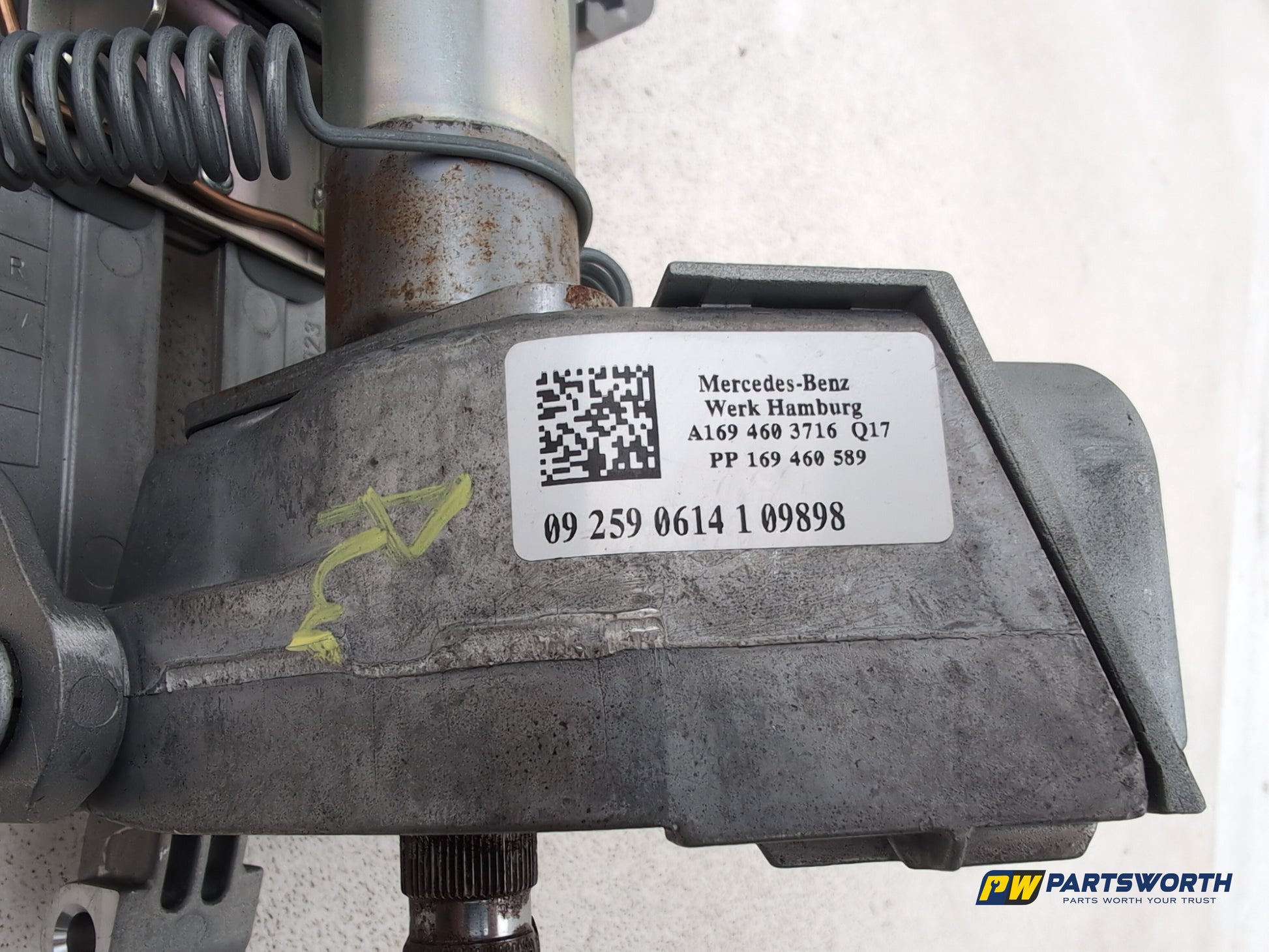 Mercedes-Benz B160 Sport Cvt Steering Column A1694603716 2009-2011 - photo 7
