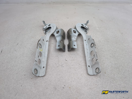Citroen C4 Vtr+ Hdi Bonnet Hinges Pair White Ewp 2010-2013