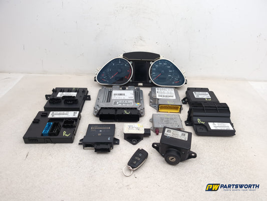 Audi A6 Se Tdi Quattro A Engine Ecu Kit Complete 4f0907401c 2005-2011