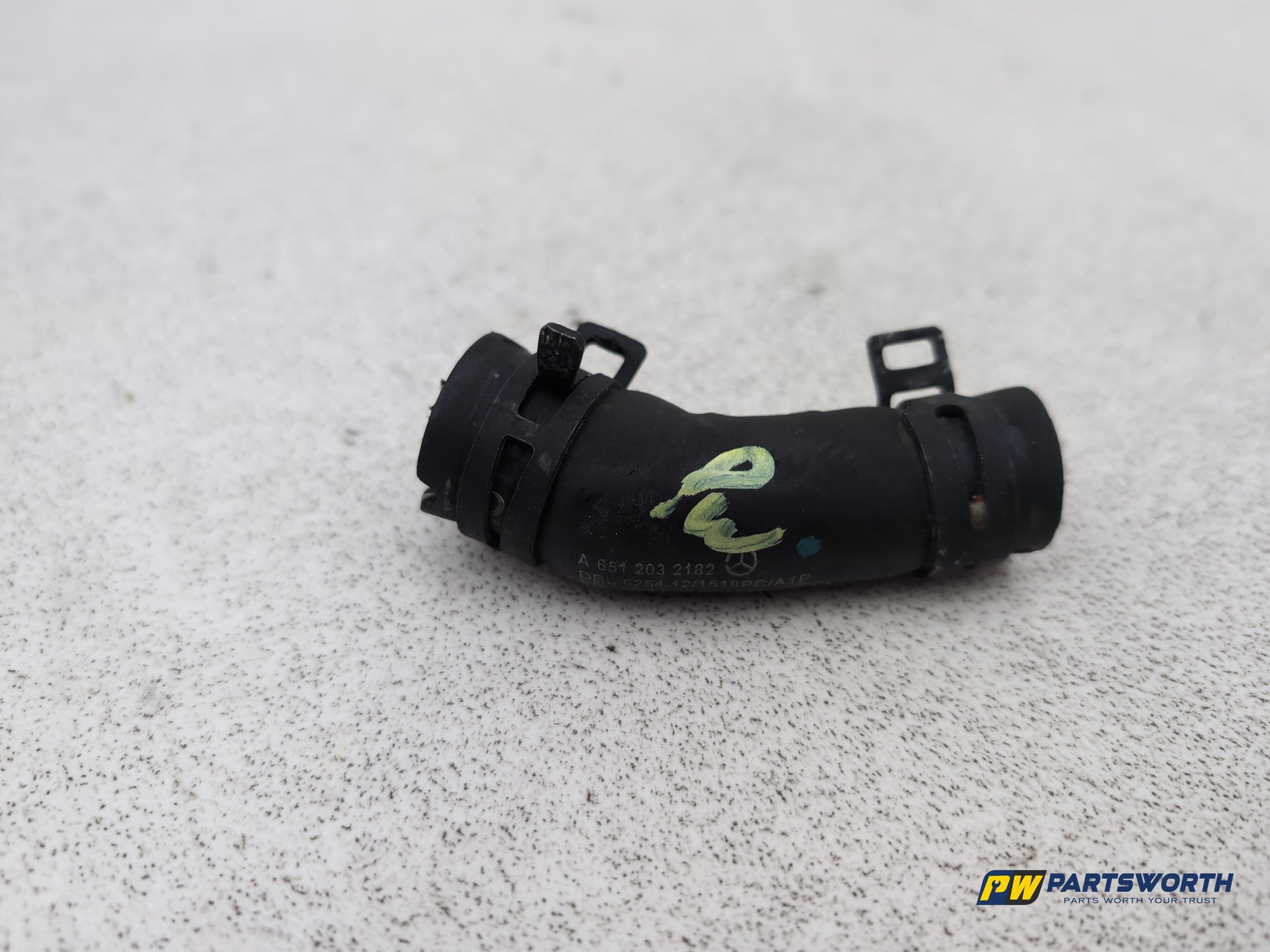Mercedes-Benz C250 Amg Sport Ed125 Cdi Bcy A Coolant Hose A6512032182 2015-2021