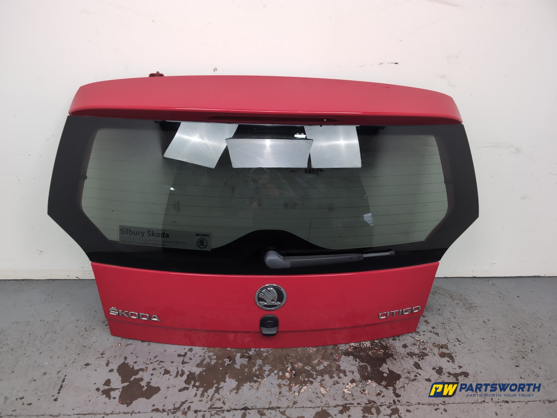 Skoda Citigo Se 12v Boot Lid Red Ly3d 2012-2020