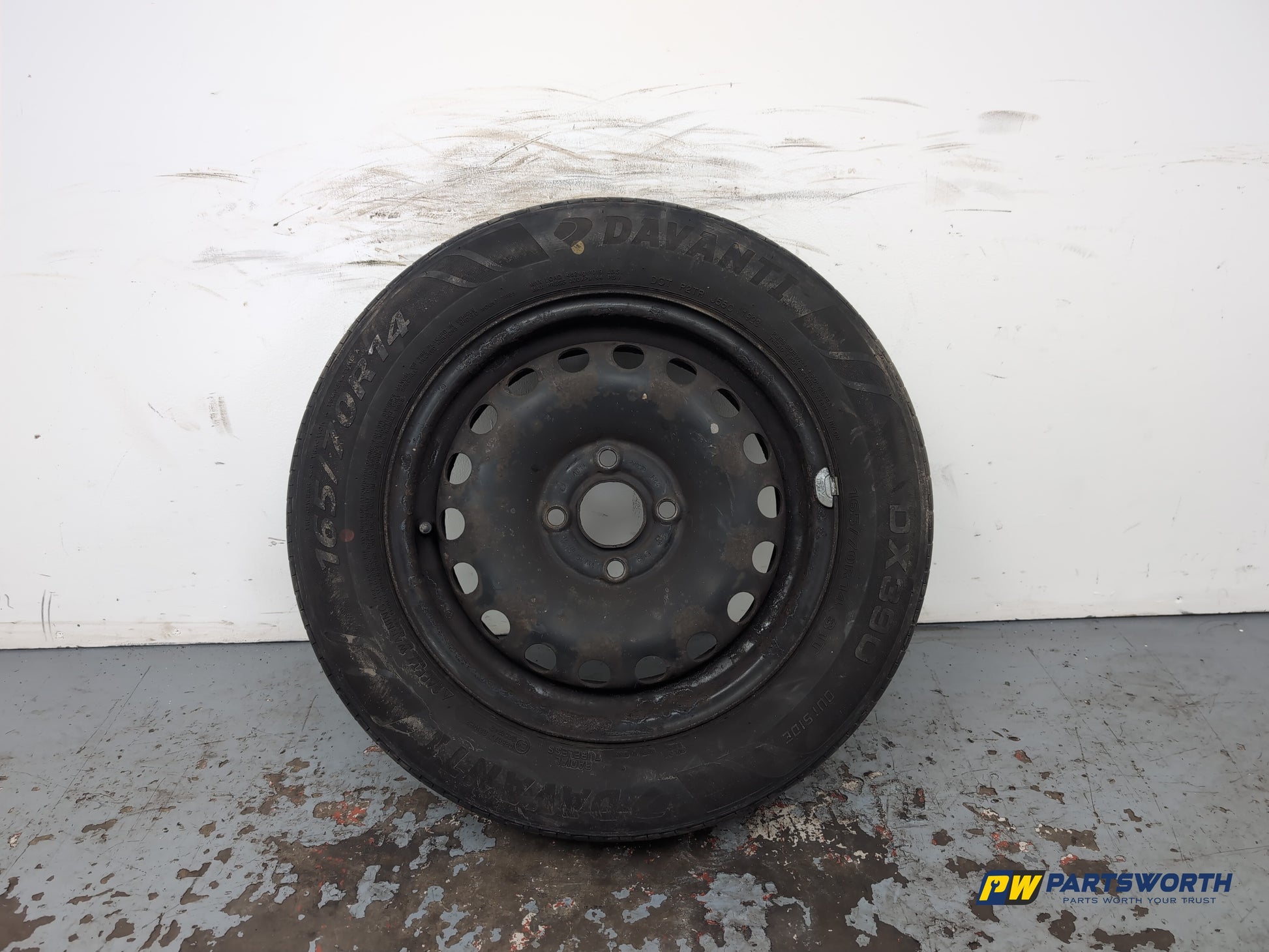 Skoda Citigo Se 12v Steel Wheel With Tyre 165/70 R14