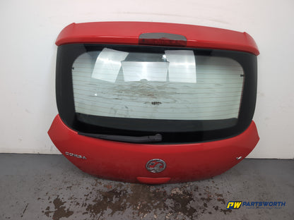 Vauxhall Corsa Se Boot Lid Red Z547 2006-2014