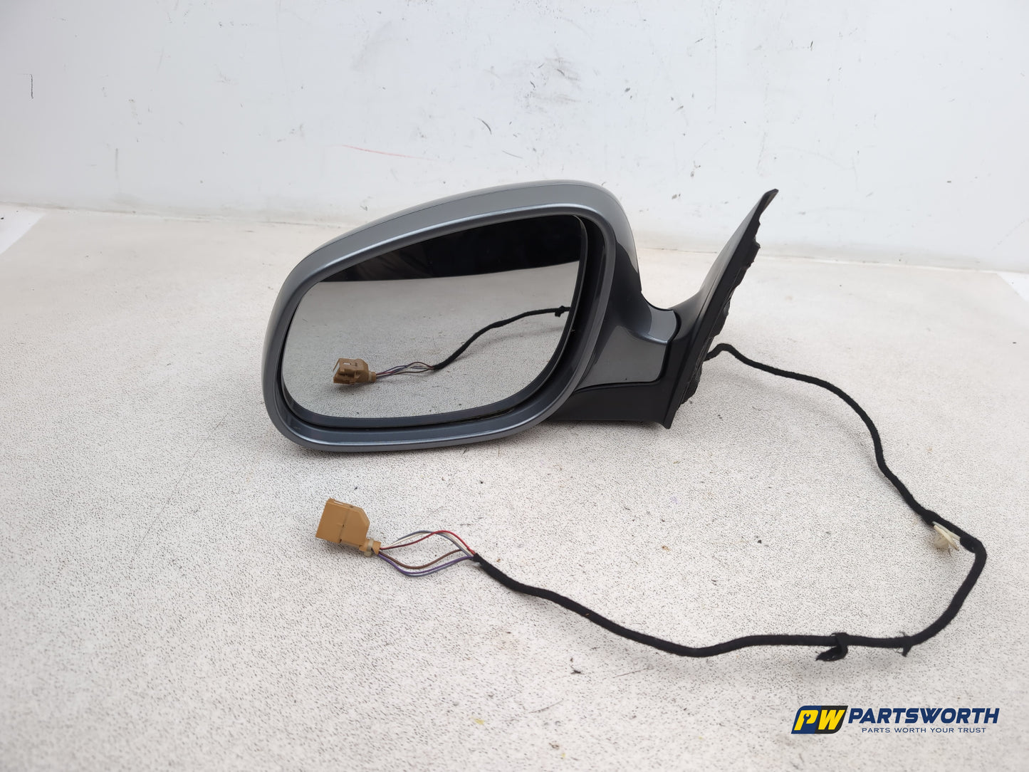 Porsche Cayenne Tiptronic S Electric Door Mirror Lh Passenger Side Silver Ld7z