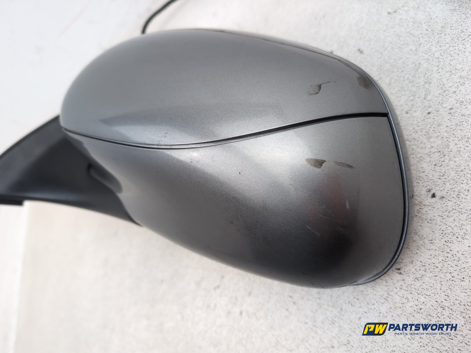 Porsche Cayenne Tiptronic S Electric Door Mirror Lh Passenger Side Silver Ld7z - photo 7