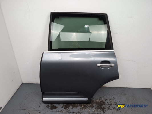 Porsche Cayenne Tiptronic S Door Rear Lh Passenger Side Silver Ld7z 2003-2010