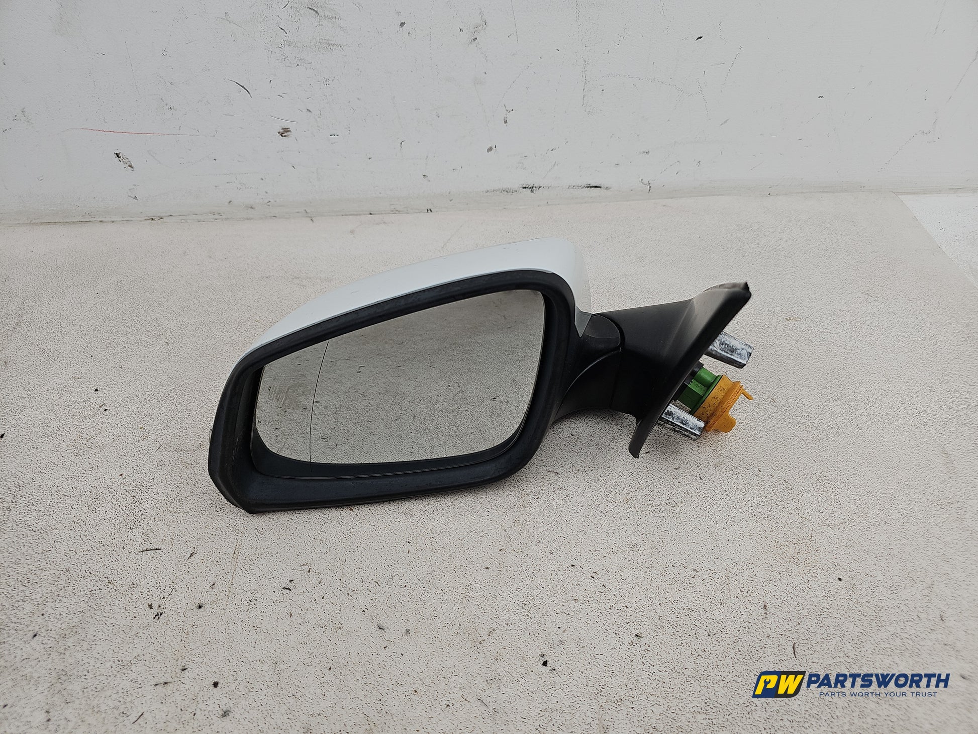 Bmw 520d Se Door Mirror Lh Passenger Side Alpine White 2013-2017 - photo 2