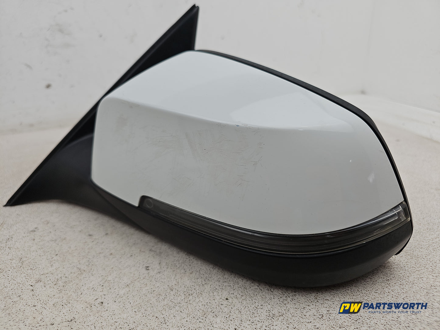 Bmw 520d Se Door Mirror Lh Passenger Side Alpine White 2013-2017 - photo 8